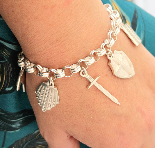 Armor of God Charms - BRACELET SOLD SEPARATELY