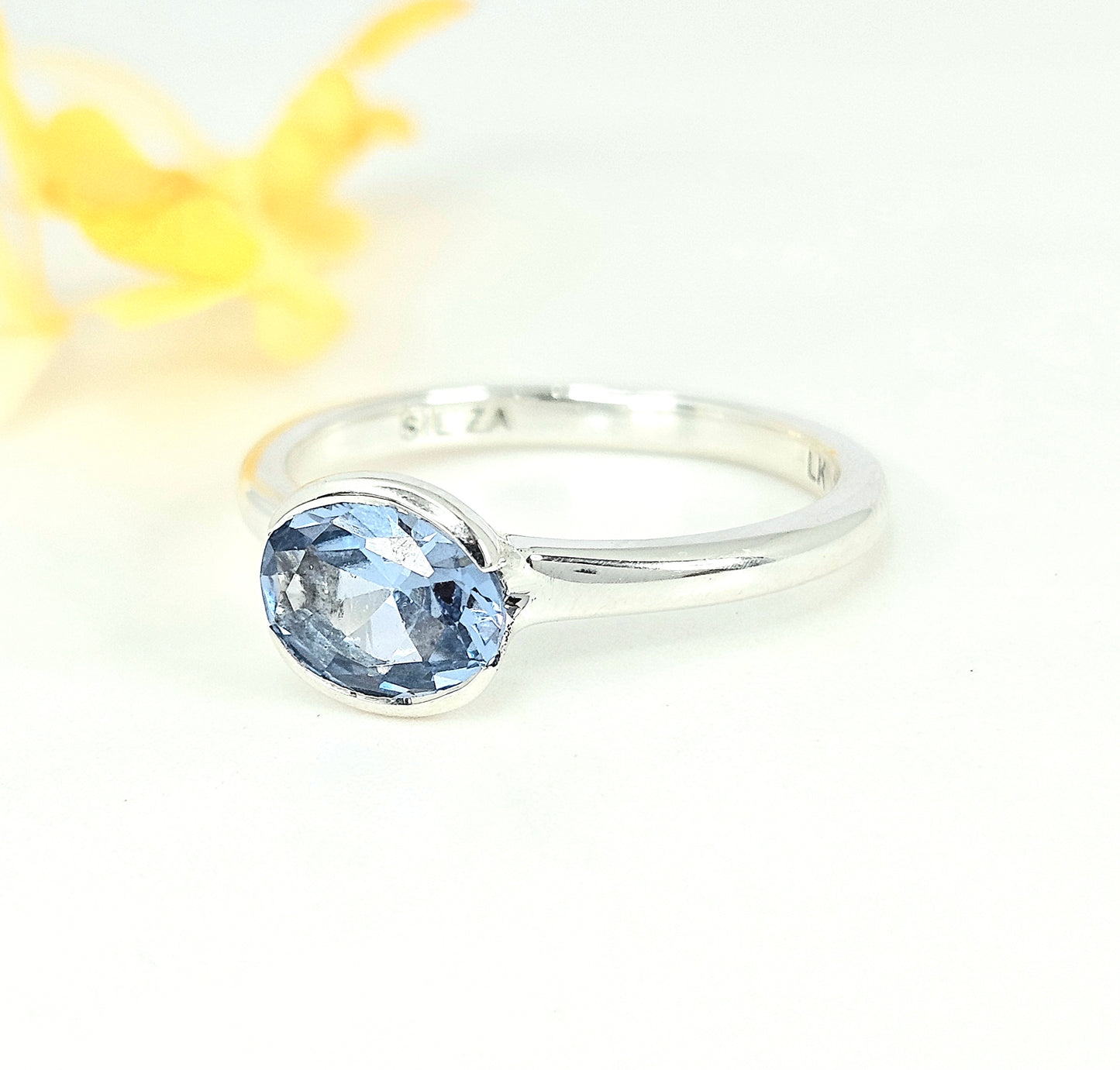 Hint of Silver - Birthstone Ring