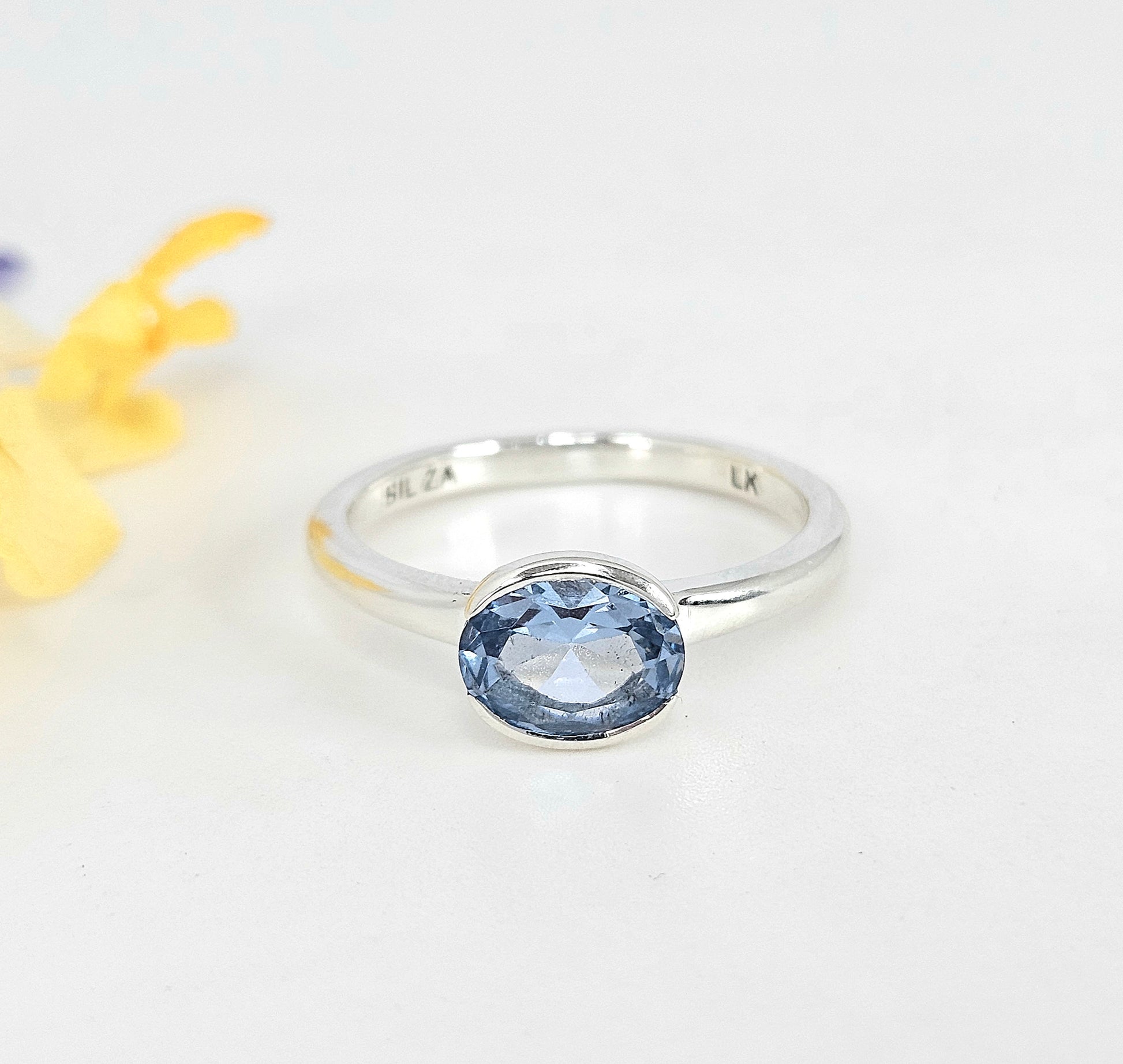 Hint of Silver - Birthstone Ring