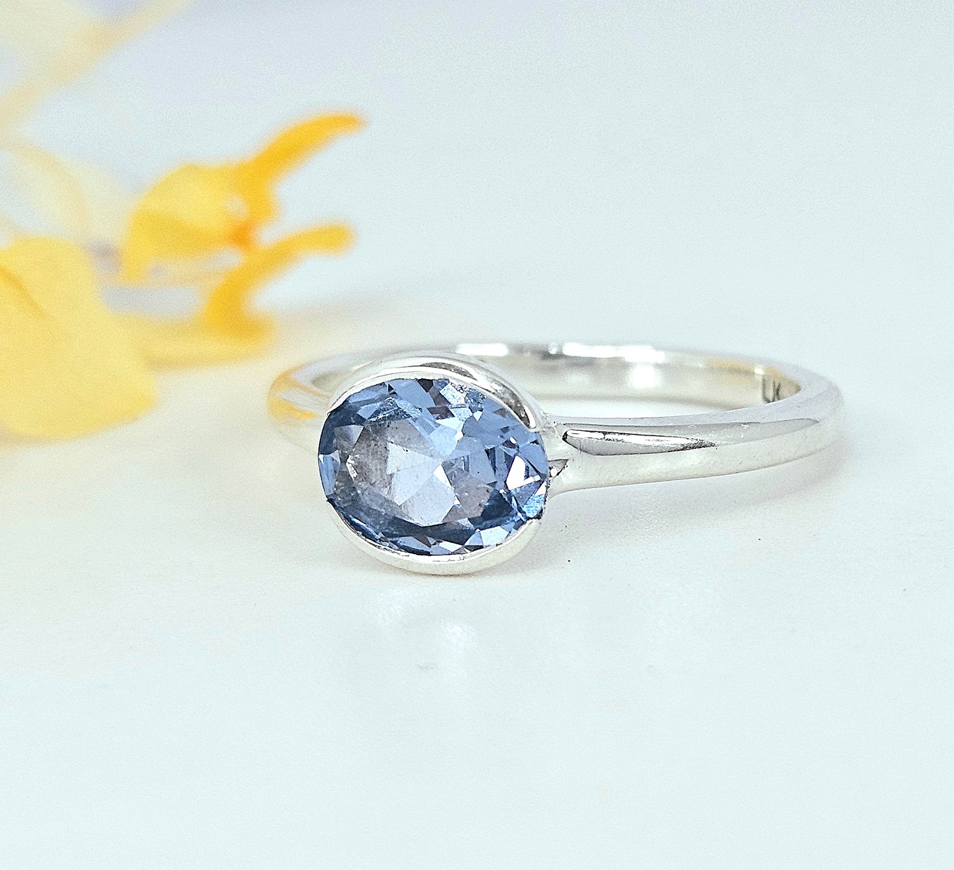Hint of Silver - Birthstone Ring
