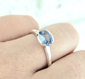 Hint of Silver - Birthstone Ring