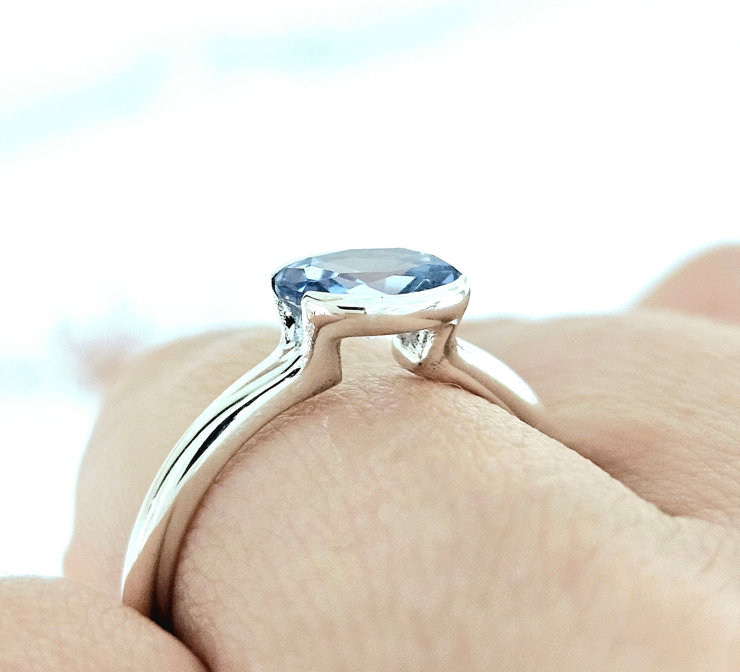 Hint of Silver - Birthstone Ring