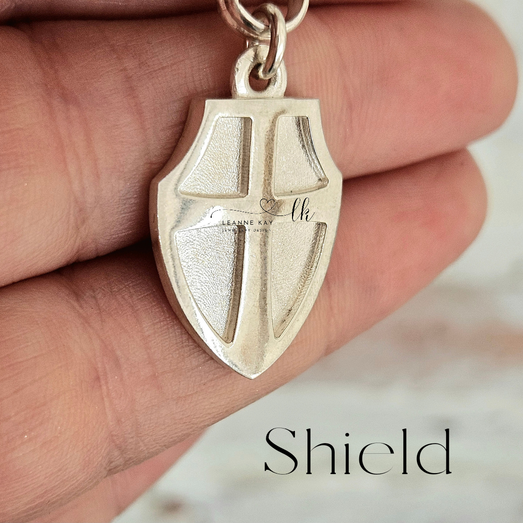 Armor of God Charms - BRACELET SOLD SEPARATELY