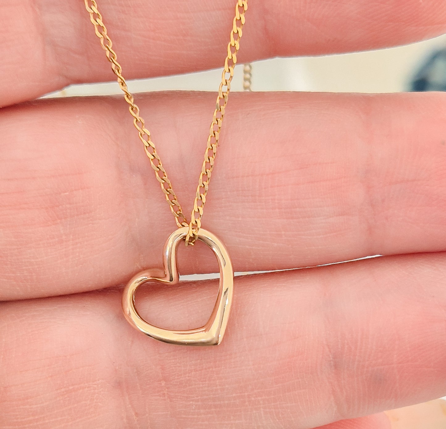Floating Heart Necklace