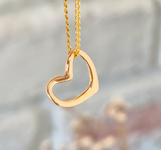 Floating Heart Necklace