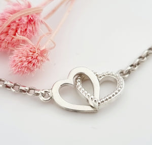 Two Hearts - necklace