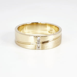 Baguette Diamond - Men's Ring