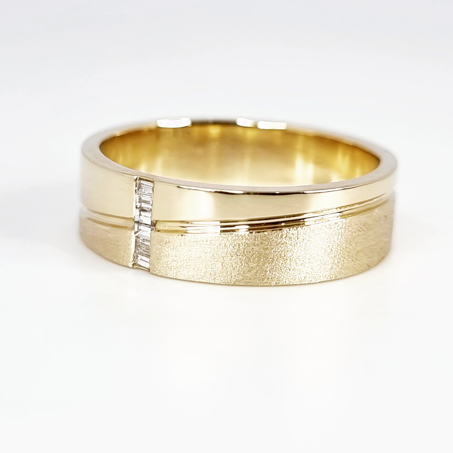 Baguette Diamond - Men's Ring