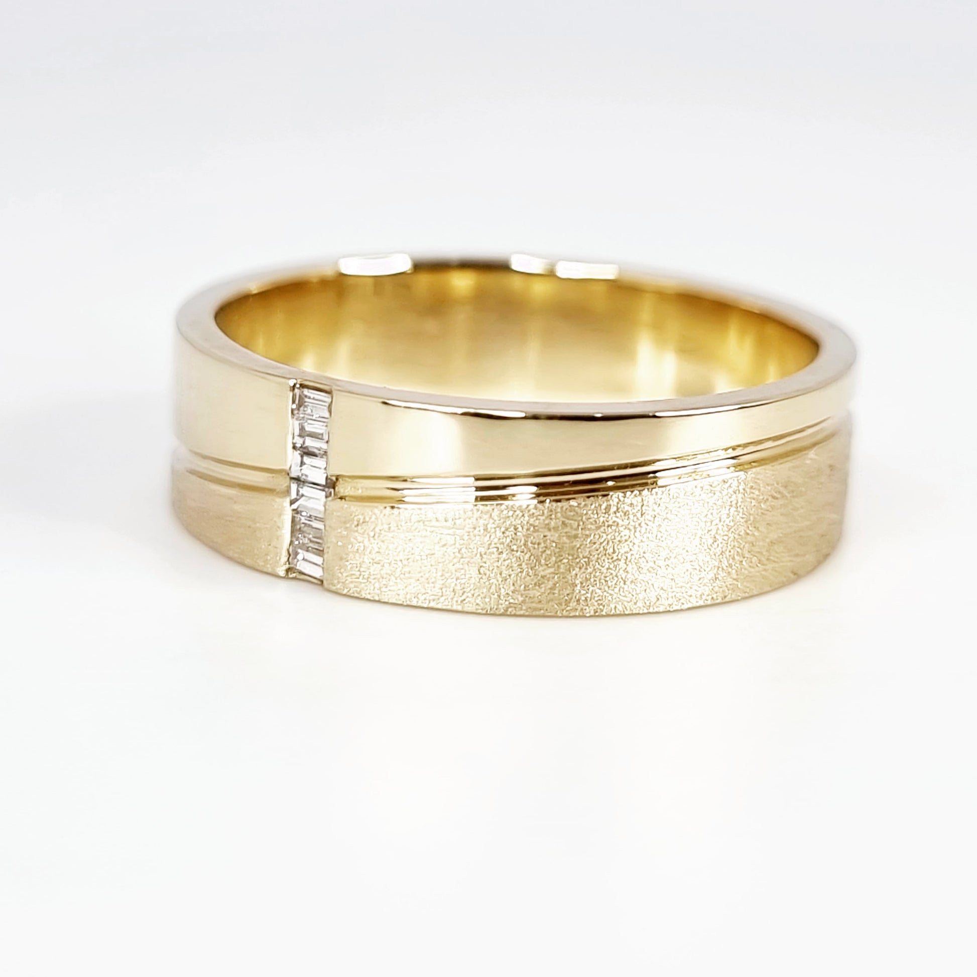 Baguette Diamond - Men's Ring
